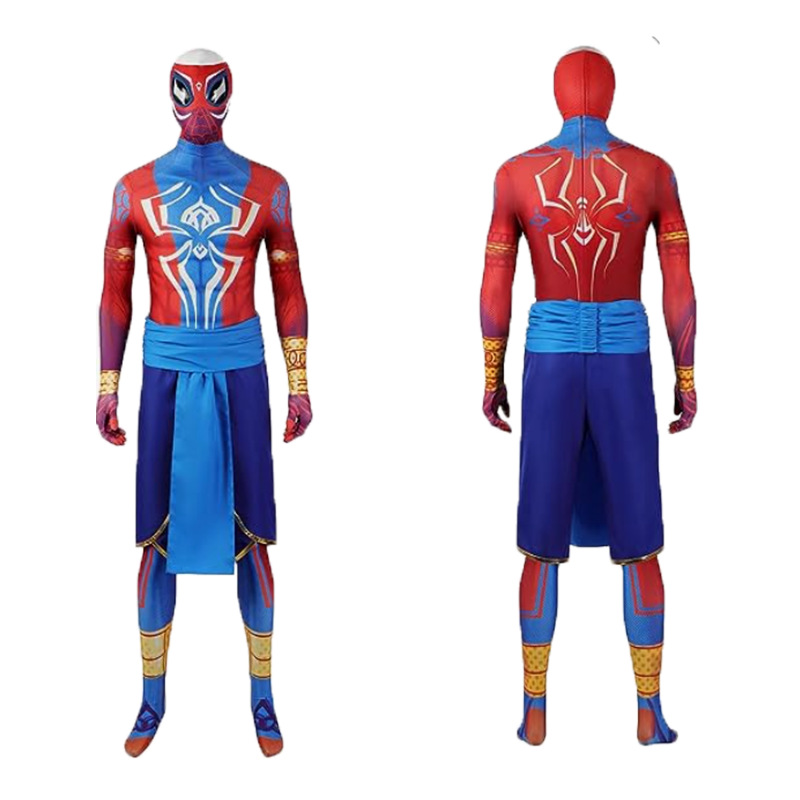Anime Cosplay India - Kostum Cosplay Jumpsuit Spider India Pavitr