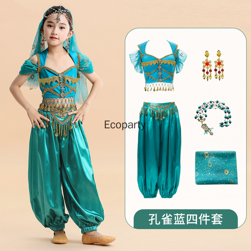 Anime Cosplay India - Set Tari Perut Putri India Kostum