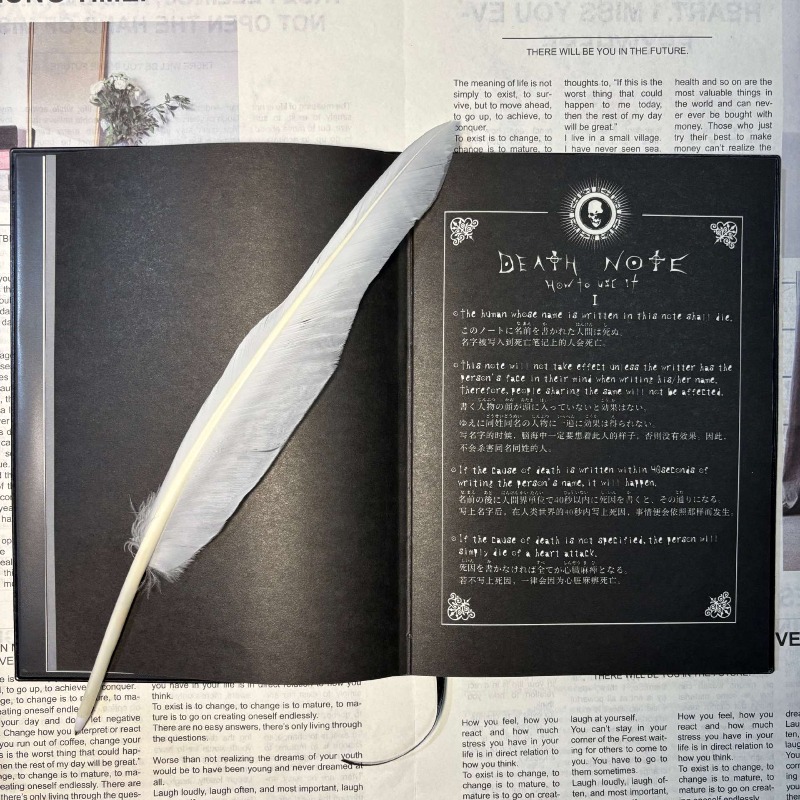 Death Note Replica - Buku Catatan Death Note Koleksi Baru,