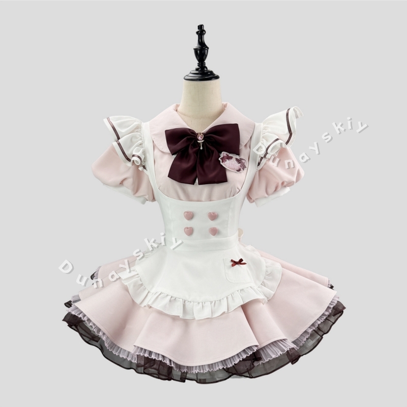 Anime Cosplay Plus Size - Gaun Cosplay Pembantu Lolita Manis Ukuran