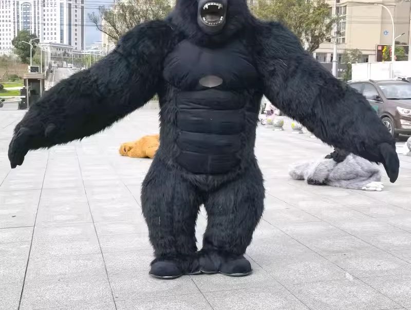 Anime Cosplay Real Life - Real Life kostum gorila tiup penuh