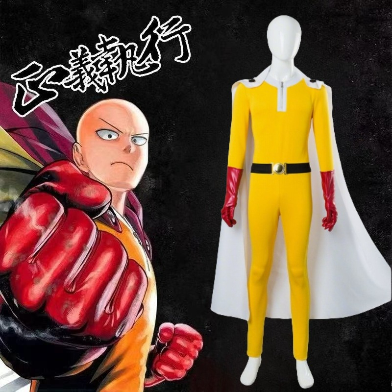 Anime Cosplay One Punch Man - Kostum Cosplay One Punch Man Saitama