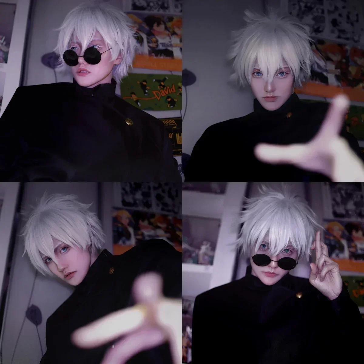 Anime Cosplay Gojo - Kostum Cosplay Gojo Satoru untuk pria,