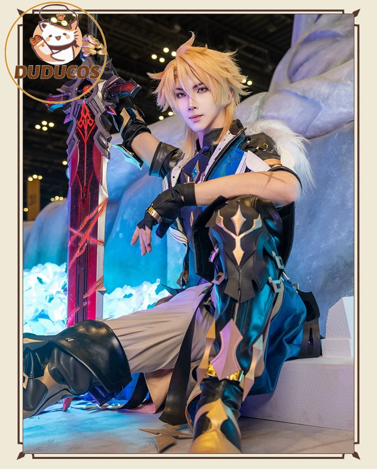 Anime Cosplay Plus Size - Tersedia Kostum Cosplay Varka Game Genshin