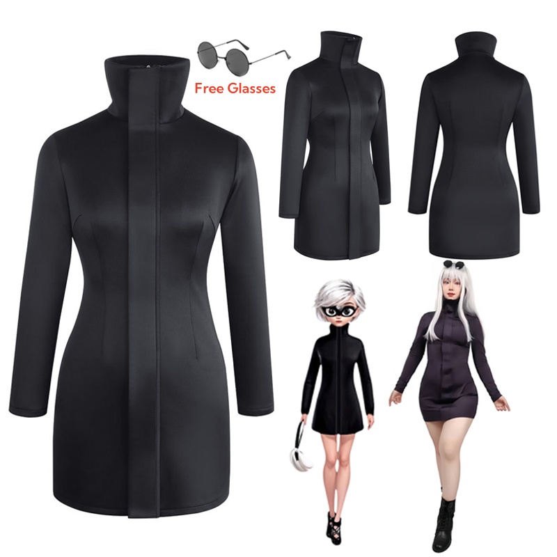 Anime Cosplay Gojo - Kostum Cosplay Gaun Bodycon Gojo Satoru