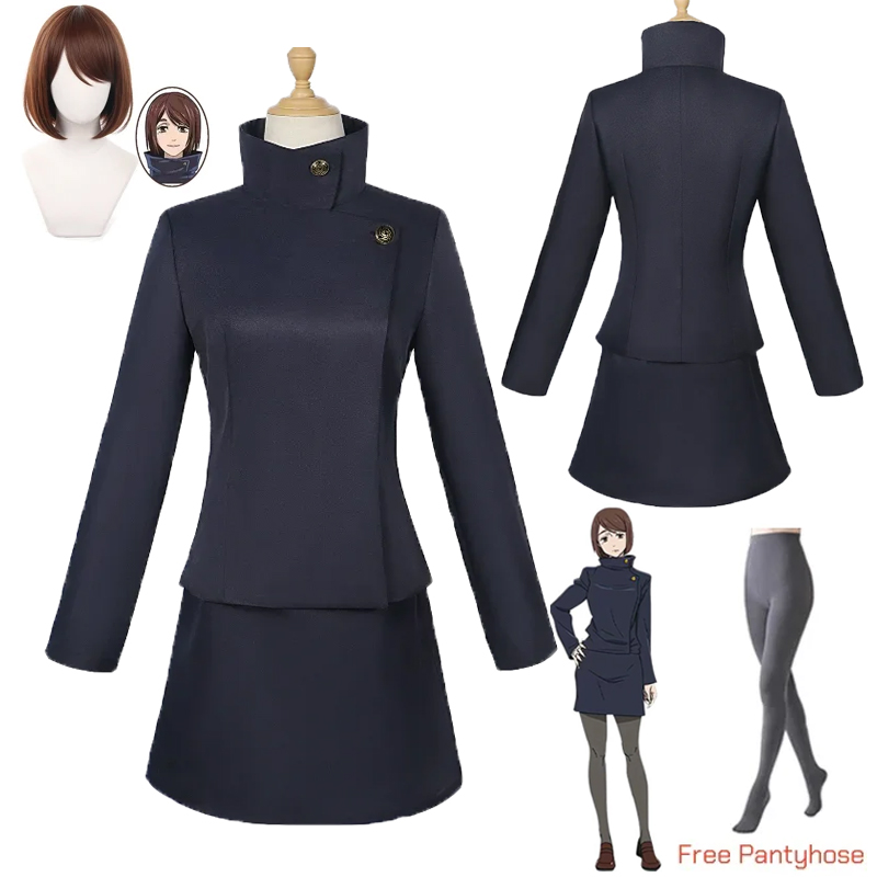 Jujutsu Kaisen Uniform - Kostum Cosplay Kaisen Ieiri Shōko, Pakaian