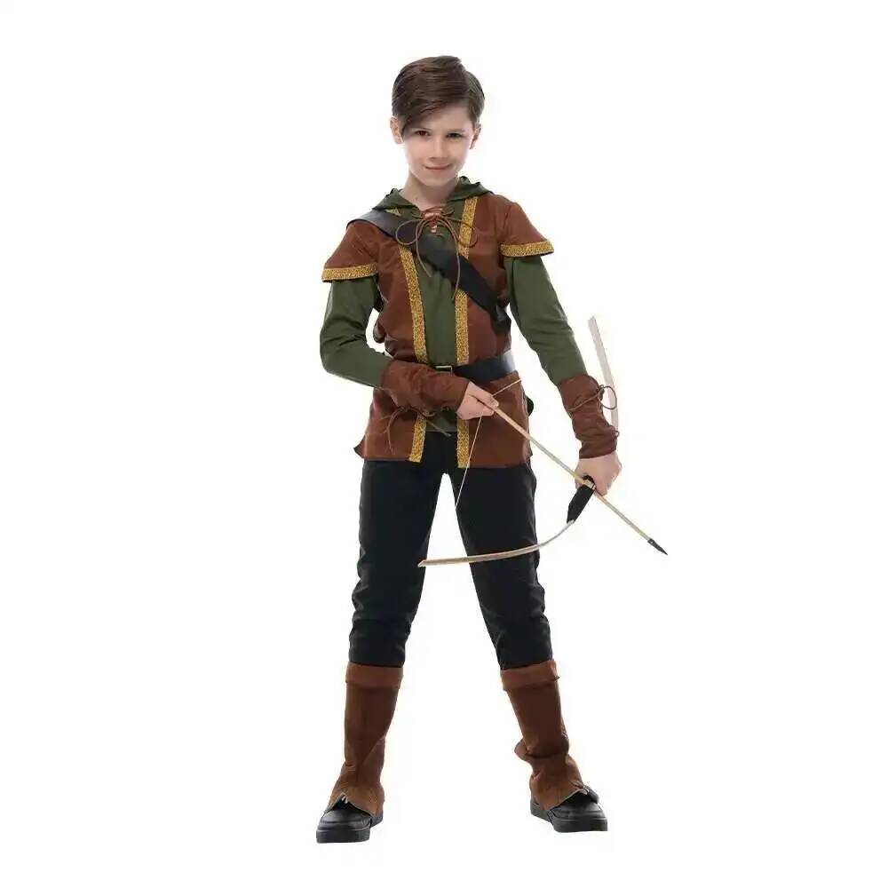 Anime Cosplay Robin - Kostum Pemanah Anak Laki-laki Snailify, Kostum