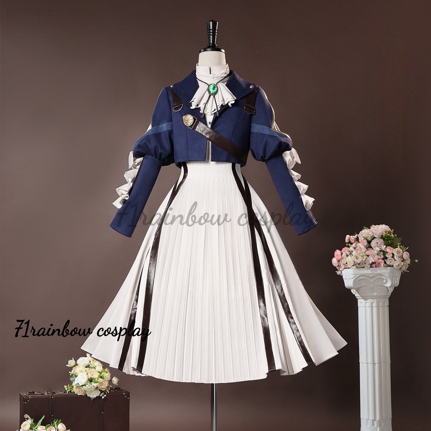 Violet Evergarden Dress - Kostum Cosplay Anime Violet Evergarden Pakaian
