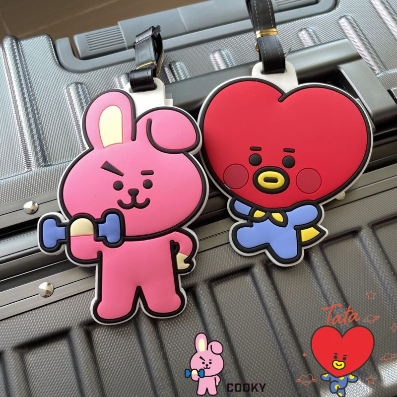Cosplay Anime Online - Gantungan kunci kartun BT21 lucu Kawaii,