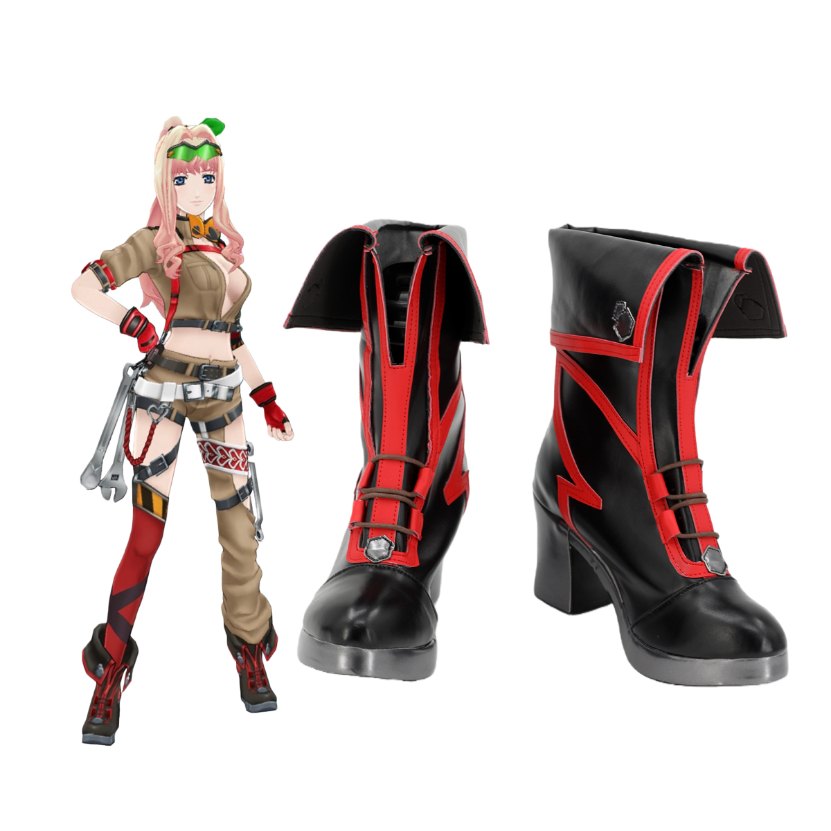 Anime Cosplay Nome - Sepatu Cosplay Macross F Sheryl Nome