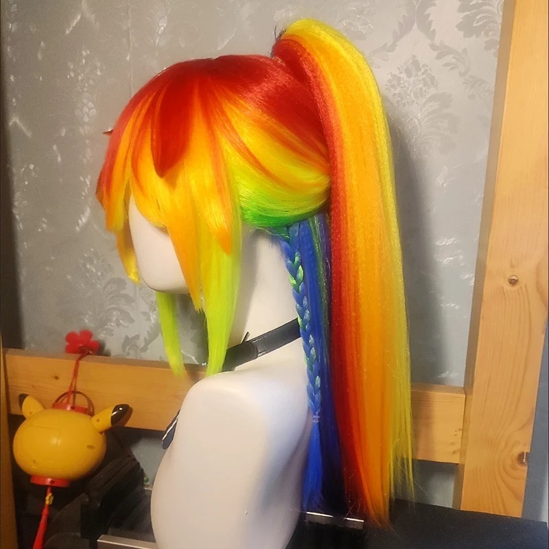 Anime Cosplay Girlfriend - Kostum Premium Rainbow Dash Friends Cosplay