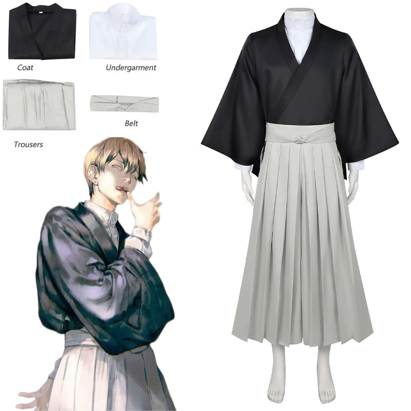 Jujutsu Kaisen Uniform - Kostum Cosplay Anime Jujitsu Kaisen Pakaian