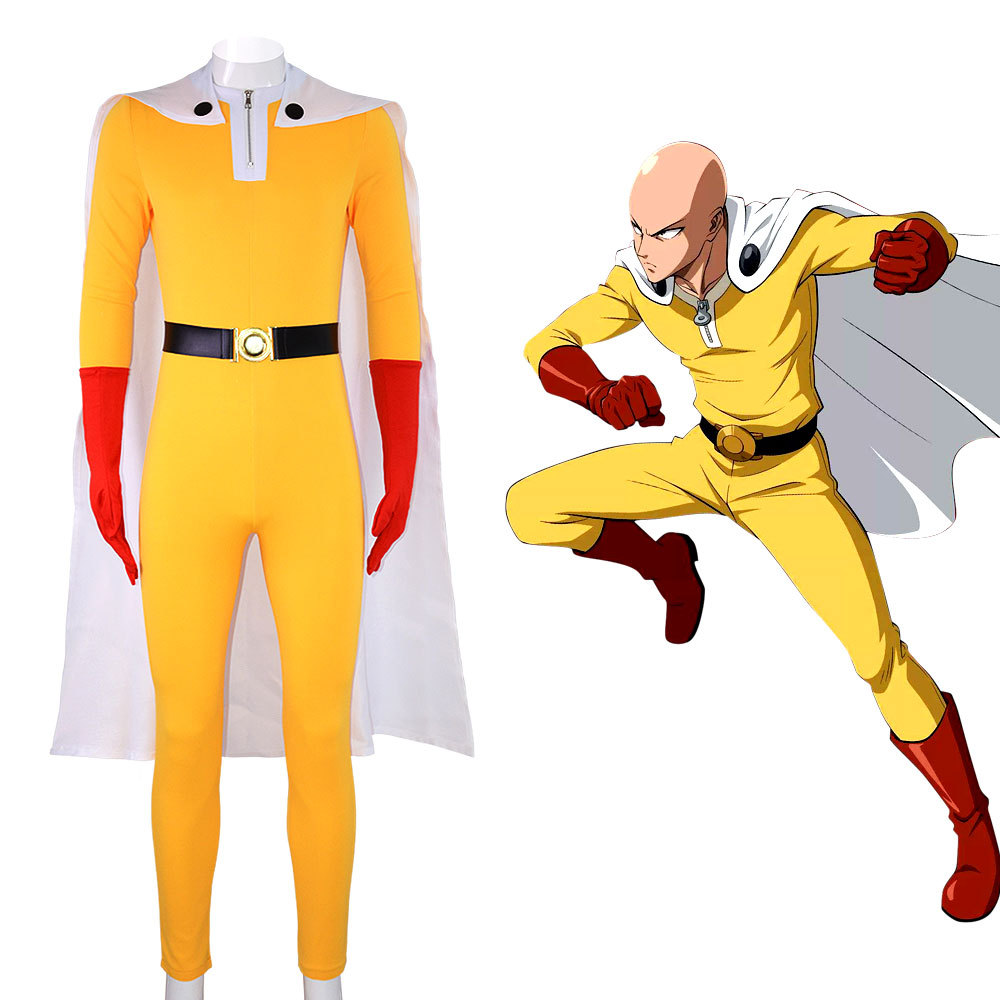 Anime Cosplay One Punch Man - Kostum Cosplay One Punch Man Saitama