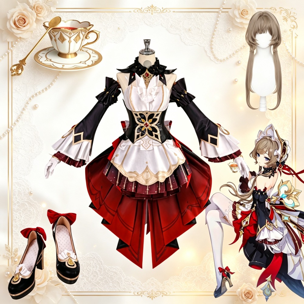 Anime Cosplay Female - Kostum Cosplay Genshin Impact Sandrone The