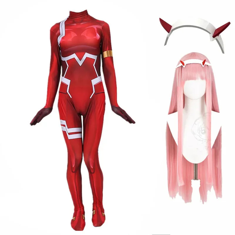 Anime Cosplay London - Kostum Cosplay Wanita Seksi Zentai Zero