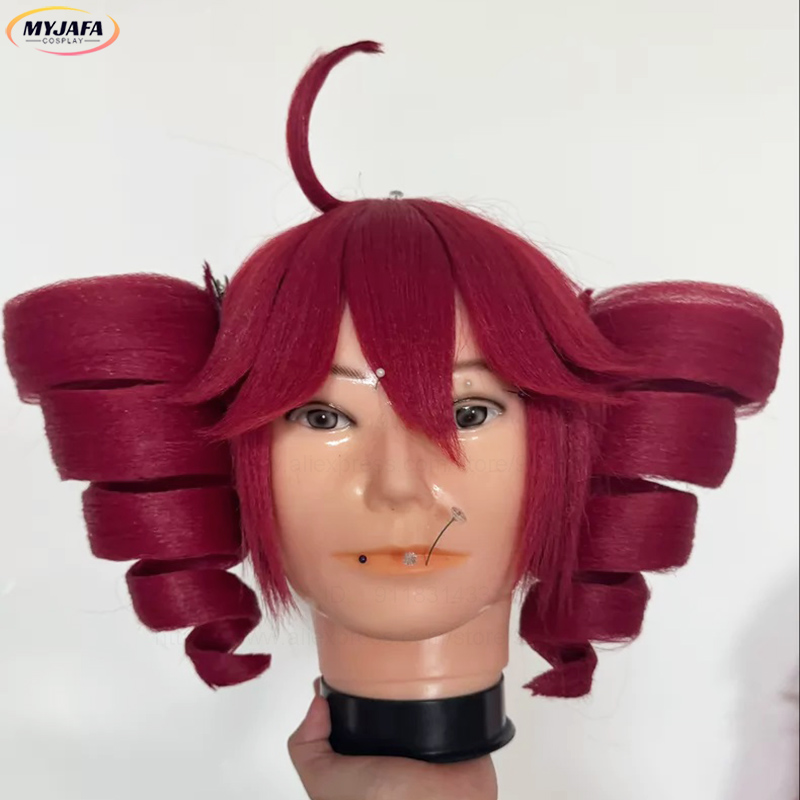 Anime Cosplay With Red Hair - Wig Cosplay Anime Kasane Teto, Wig