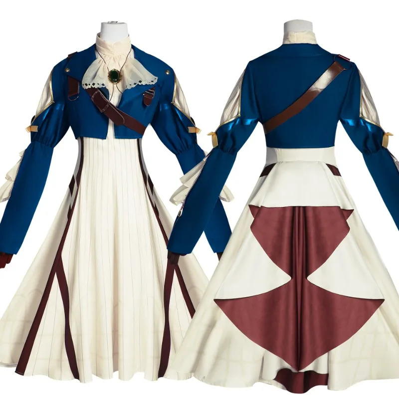 Violet Evergarden Dress - Kostum Anime Violet Evergarden Cosplay Set