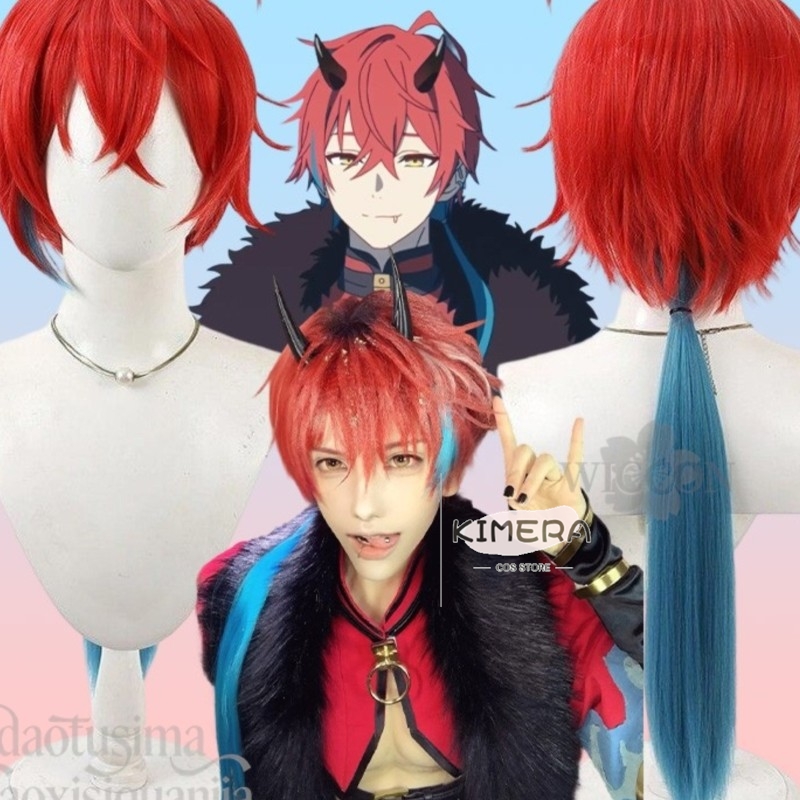 Anime Cosplay With Red Hair - Toko Kimera Anime Putri Kaguya! Wig