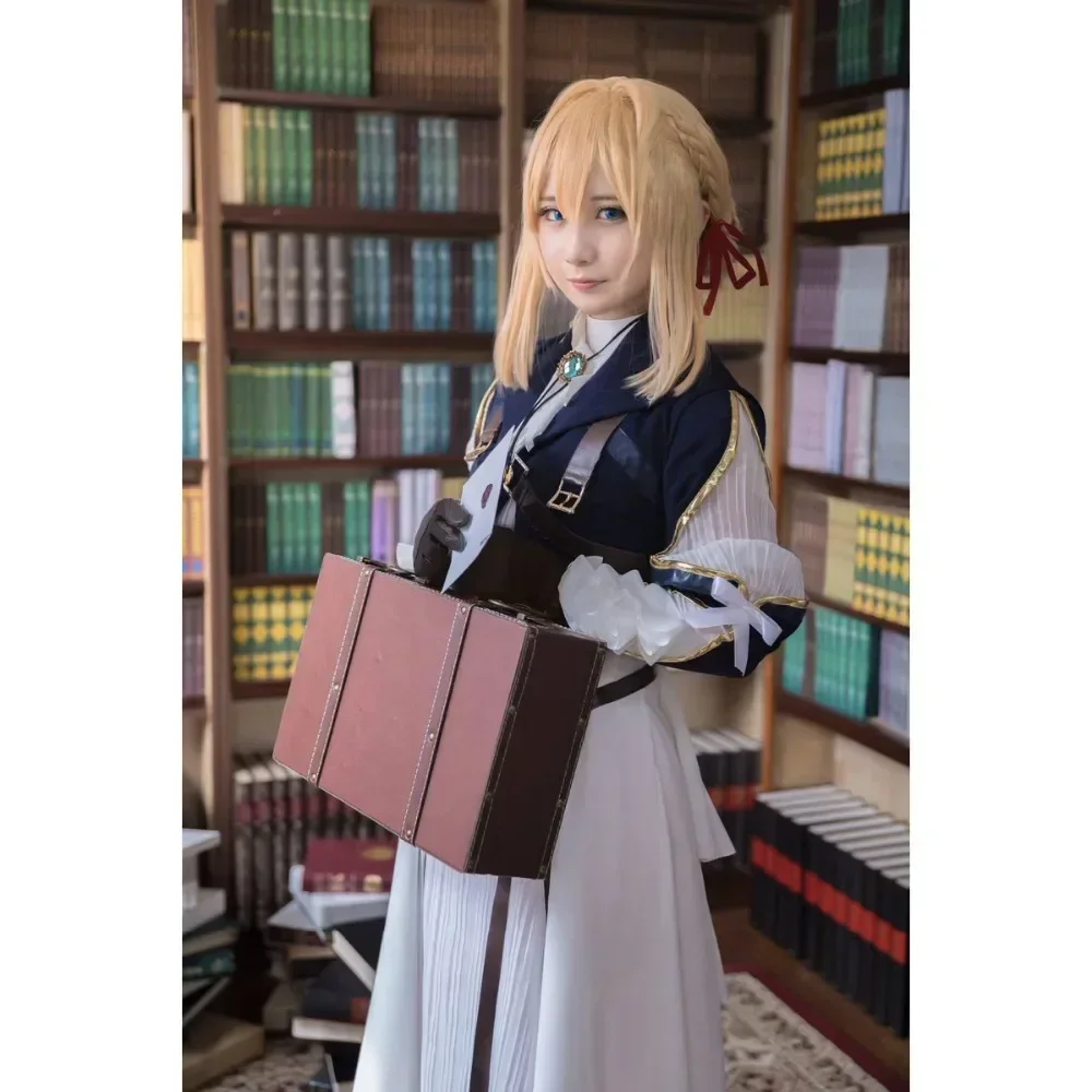 Kostum Cosplay Violet Evergard - Violet Evergarden Dress ulasan dan harga