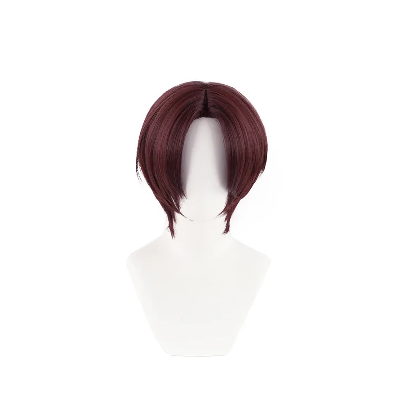 Hayato Suo Wig Cosplay Anime,  - Anime Cosplay With Red Hair ulasan dan harga