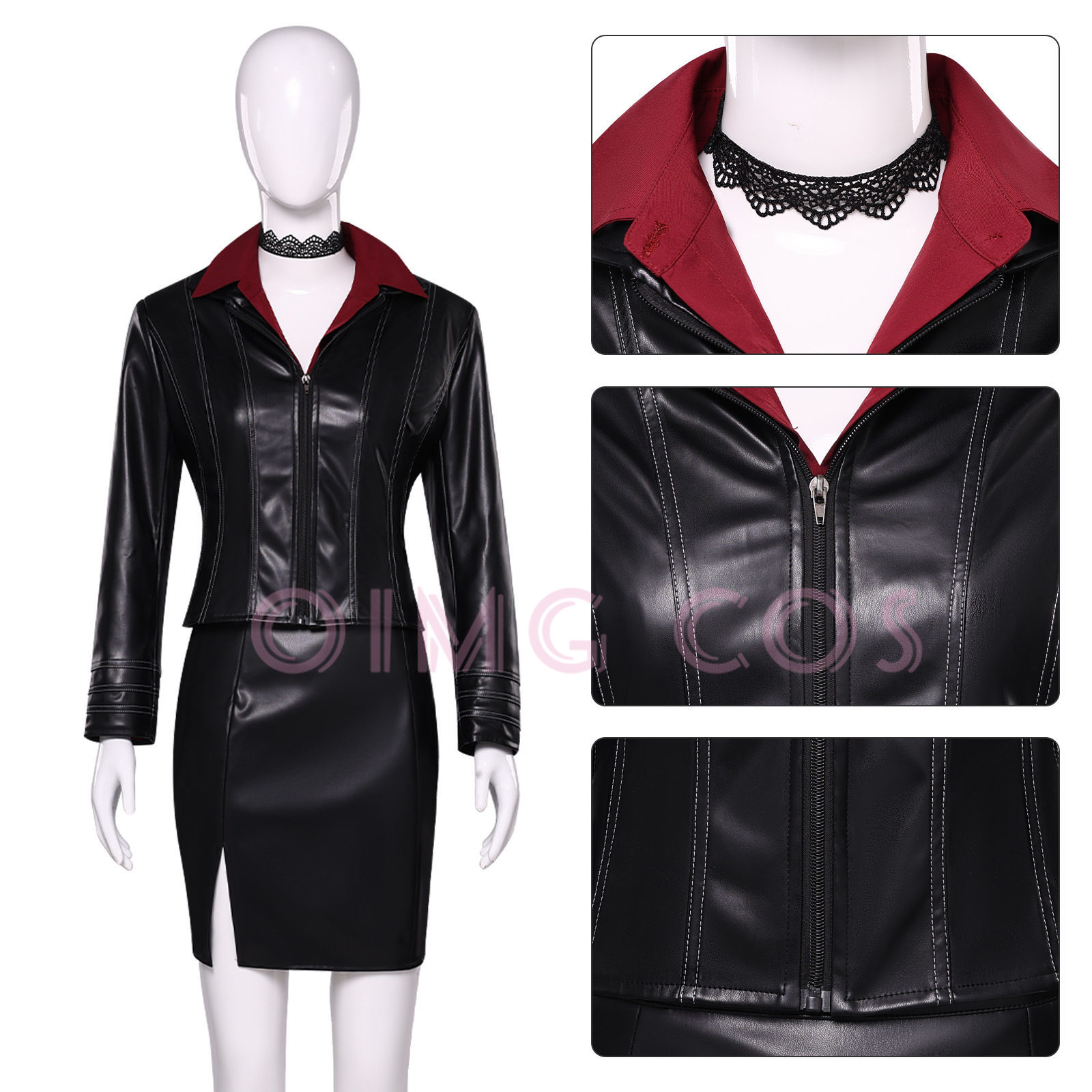 Kostum Cosplay Jaket Kulit Ada - Anime Cosplay Female ulasan dan harga