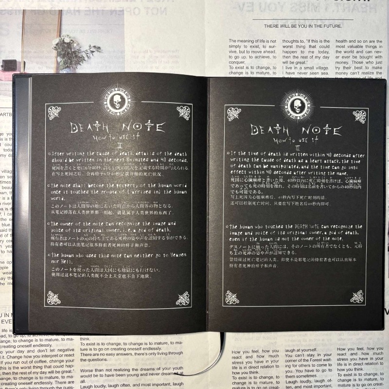 Buku Catatan Death Note Koleks - Death Note Replica ulasan dan harga