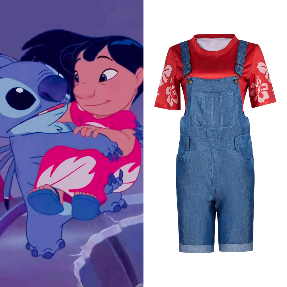 Kostum Cosplay Lilo & Stitch V - Anime Cosplay Real Life ulasan dan harga