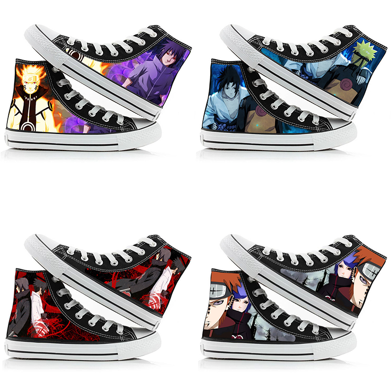Sepatu Kanvas High-Top Naruto  - Anime Cosplay Couples Ideas ulasan dan harga