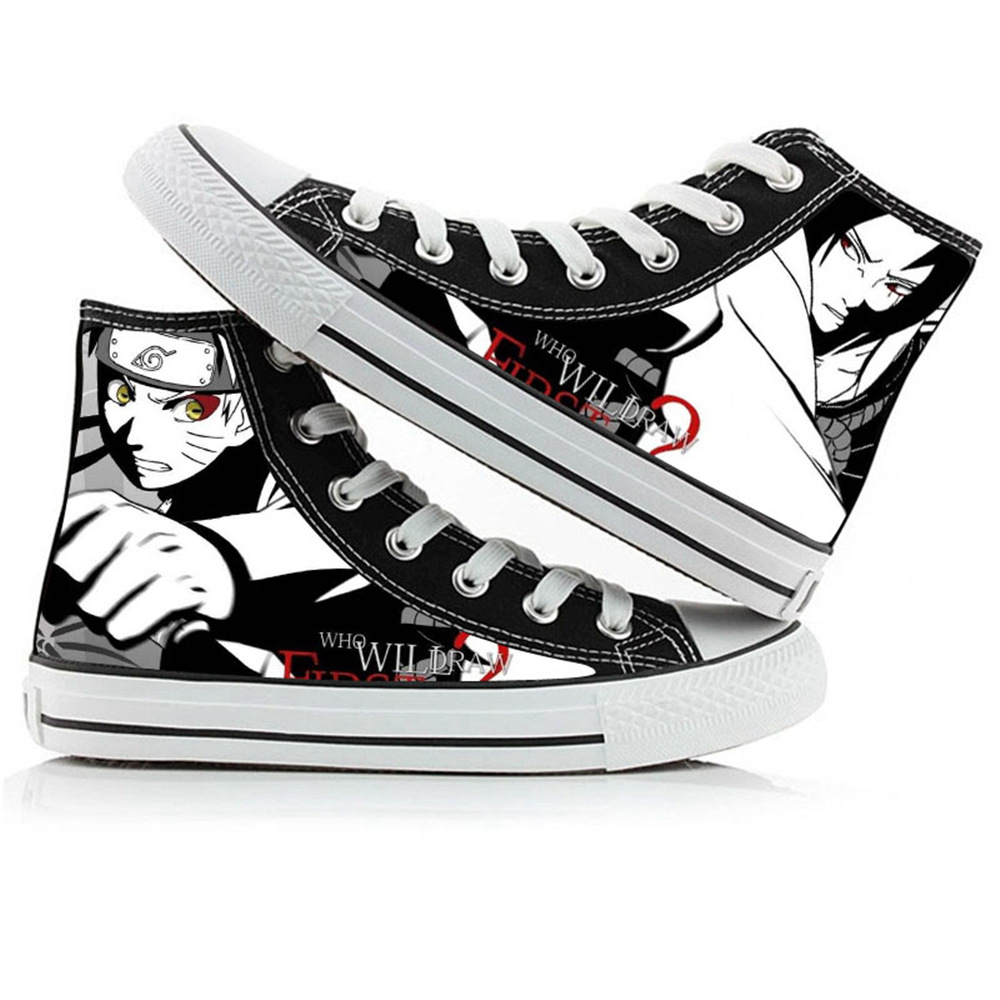 Sepatu Kanvas High-Top Naruto  - Anime Cosplay Couples Ideas ulasan dan harga