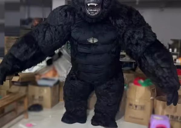 Real Life kostum gorila tiup p - Anime Cosplay Real Life ulasan dan harga
