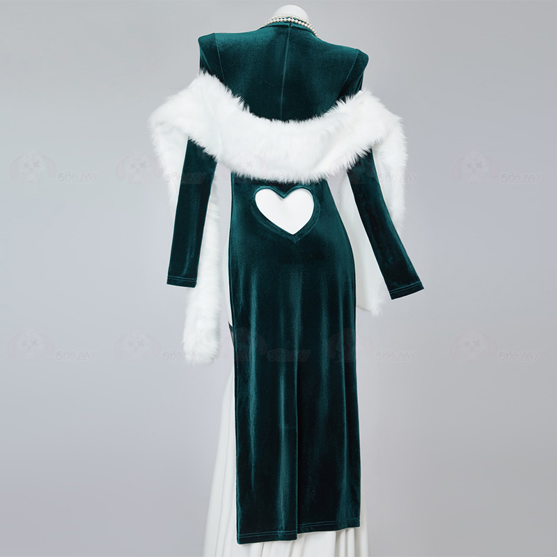 Gaun Cape Berbulu Beludru Seks - Anime Cosplay One Punch Man ulasan dan harga