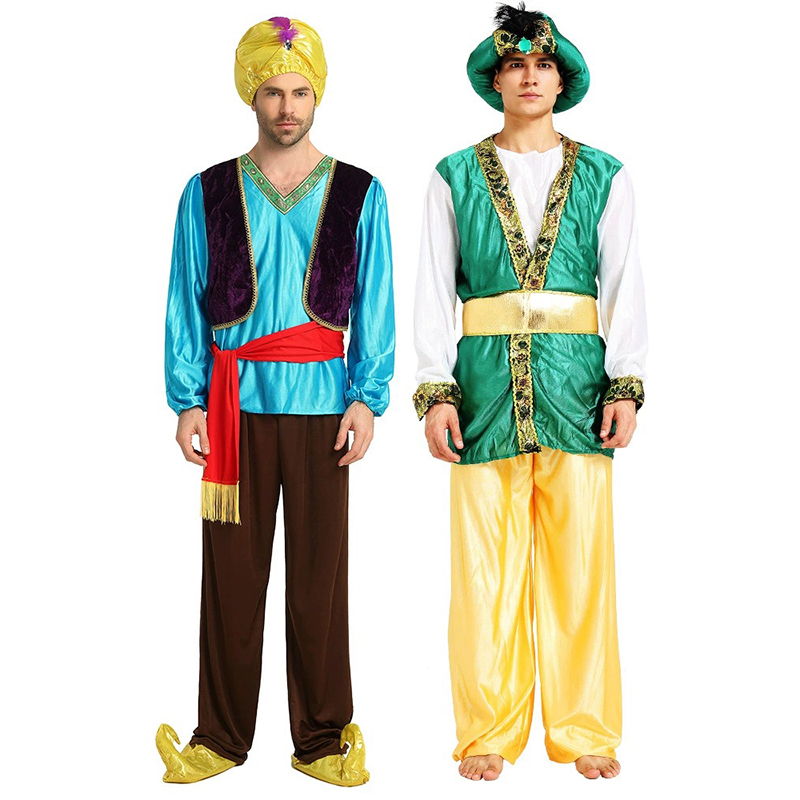 Kostum Pria Cosplay Lampu Alad - Anime Cosplay India ulasan dan harga