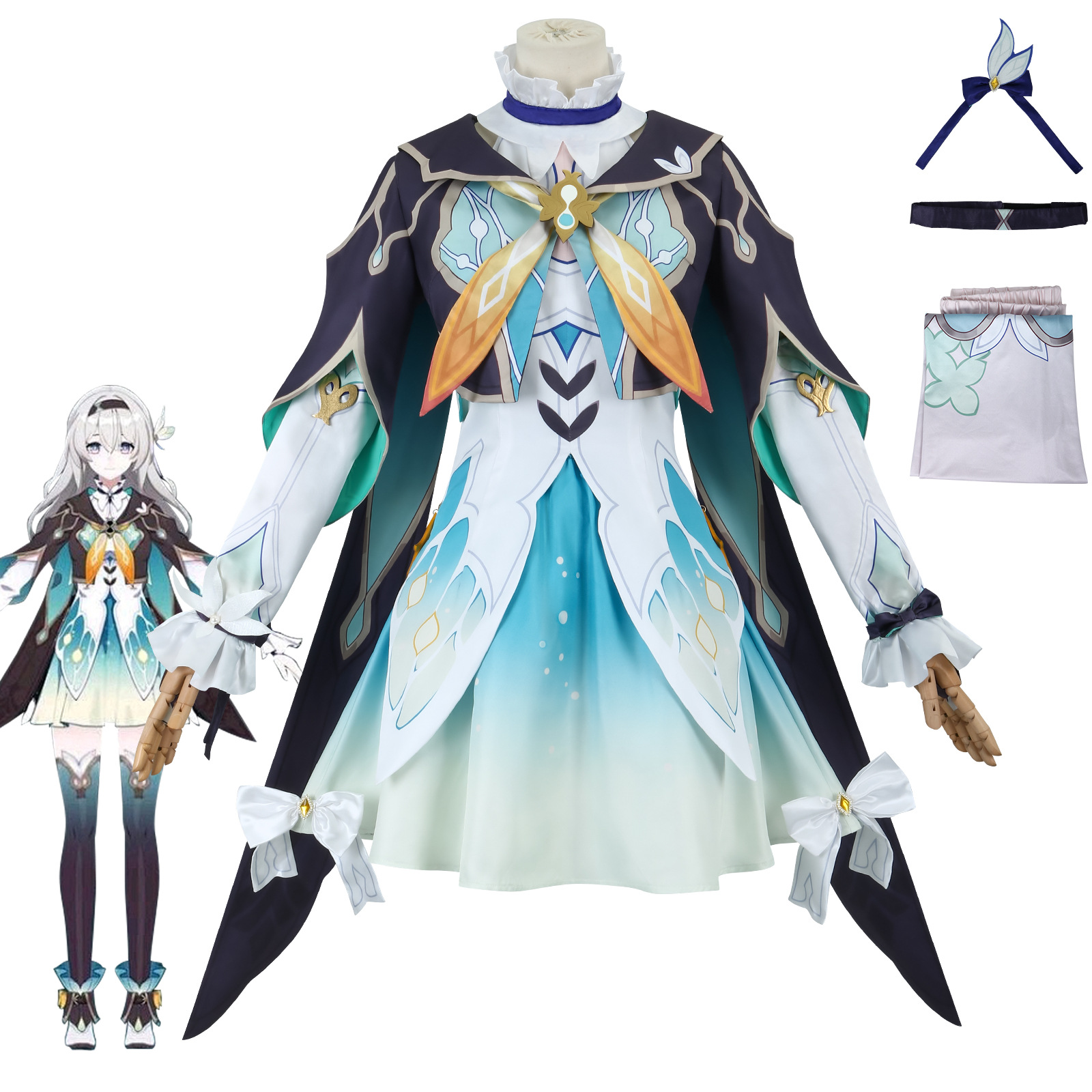 Kostum Cosplay Game Honkai Sta - Anime Cosplay Robin ulasan dan harga