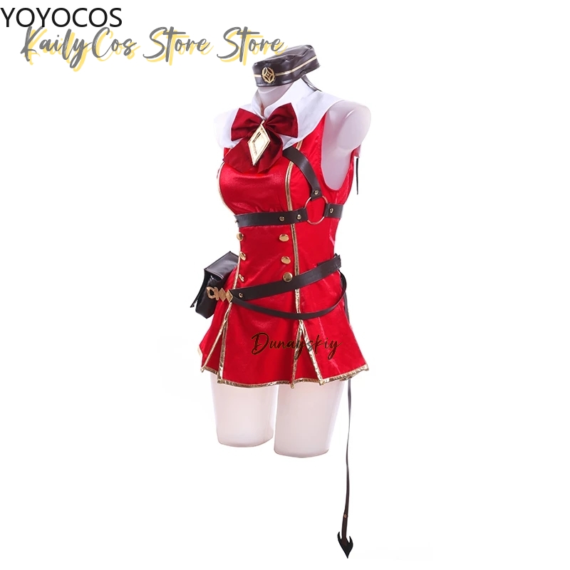 Kostum Cosplay Kapal Emas Wig  - Anime Cosplay With Red Hair ulasan dan harga
