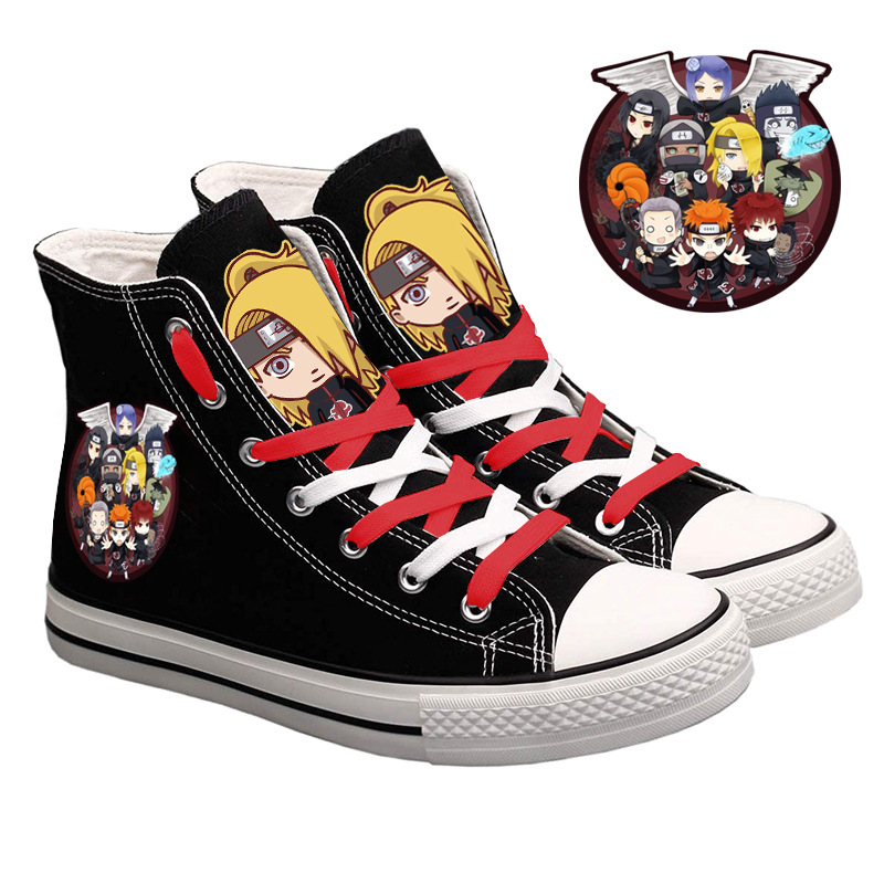 Sepatu Kanvas High-Top Naruto  - Anime Cosplay Couples Ideas ulasan dan harga