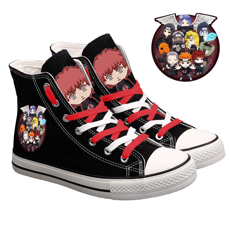 Sepatu Kanvas High-Top Naruto  - Anime Cosplay Couples Ideas ulasan dan harga