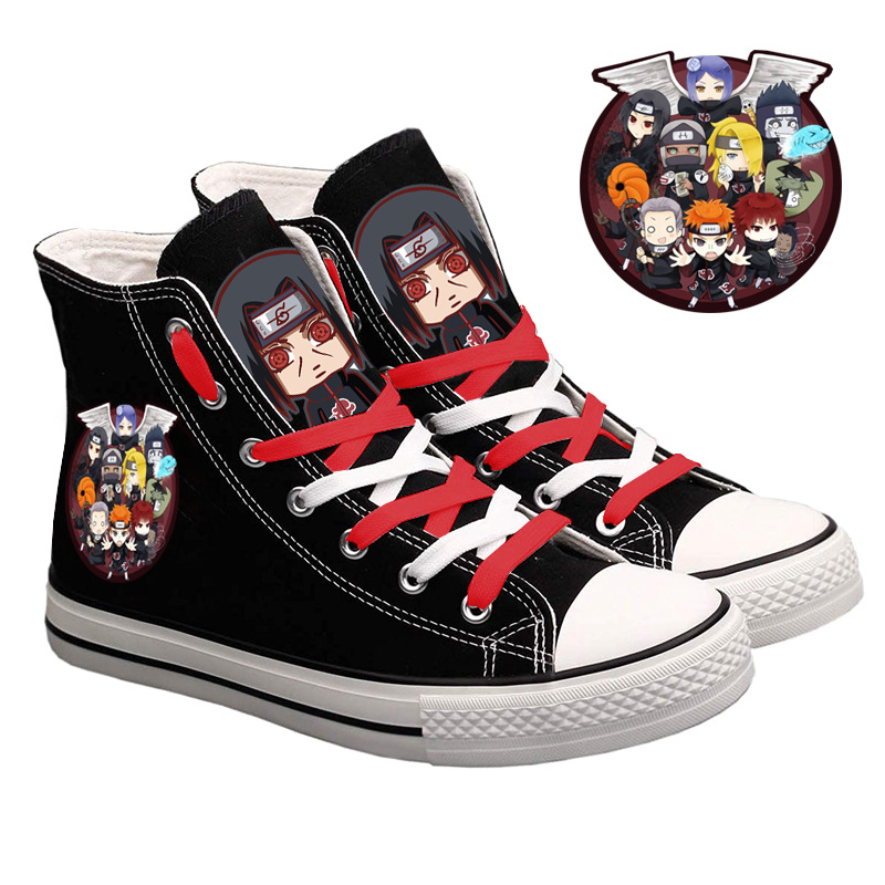 Sepatu Kanvas High-Top Naruto  - Anime Cosplay Couples Ideas ulasan dan harga