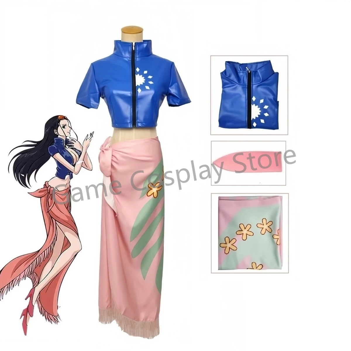 Nico Robin Kostum Cosplay Paka - Violet Evergarden Dress ulasan dan harga