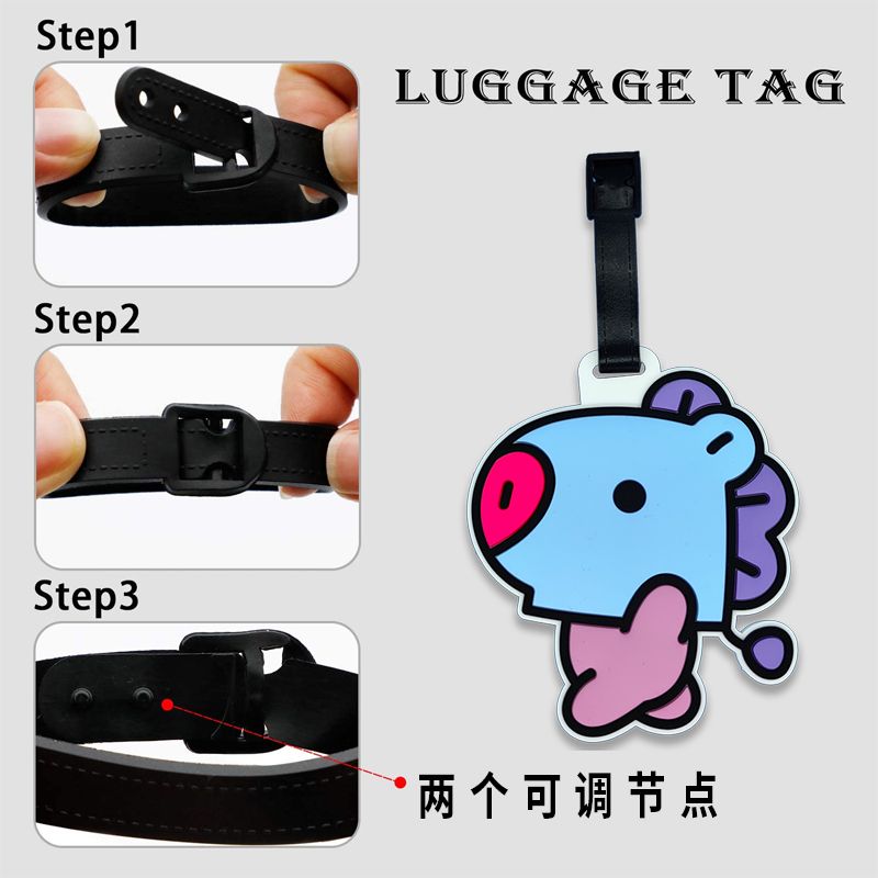 Gantungan kunci kartun BT21 lu - Cosplay Anime Online ulasan dan harga