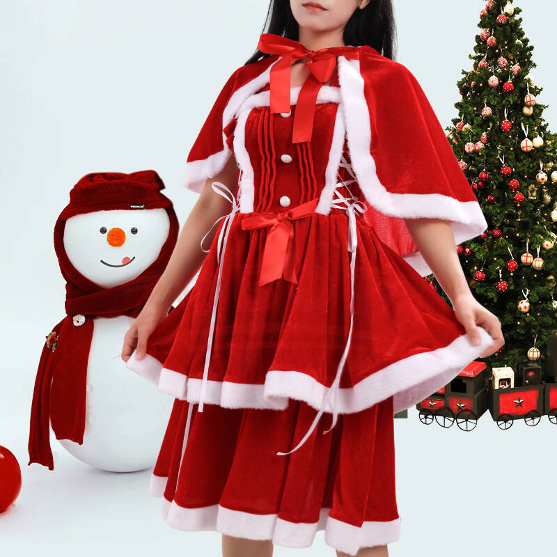 Gaun Natal 2025 COSPLAY Gaun N - Anime Cosplay Little Girl ulasan dan harga