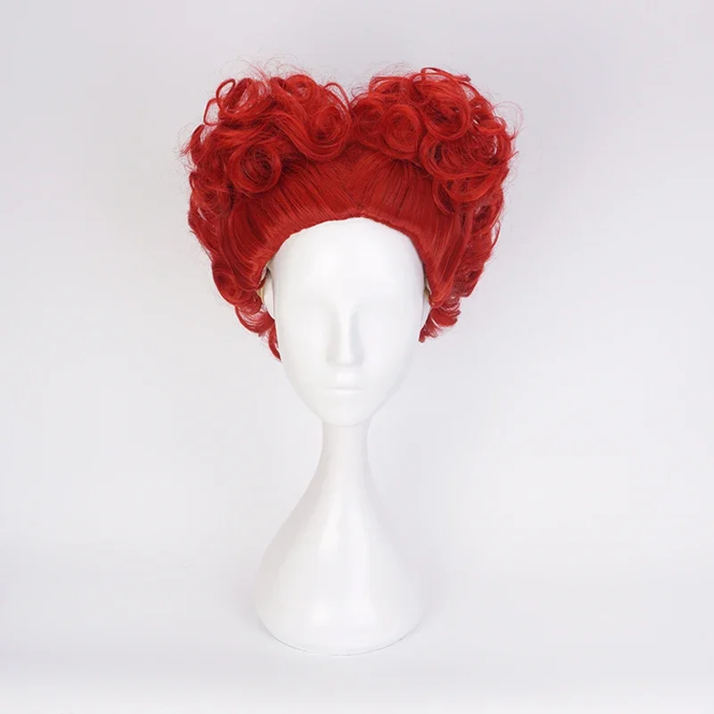 Wig Cosplay Alice Red Queen Ra - Anime Cosplay With Red Hair ulasan dan harga