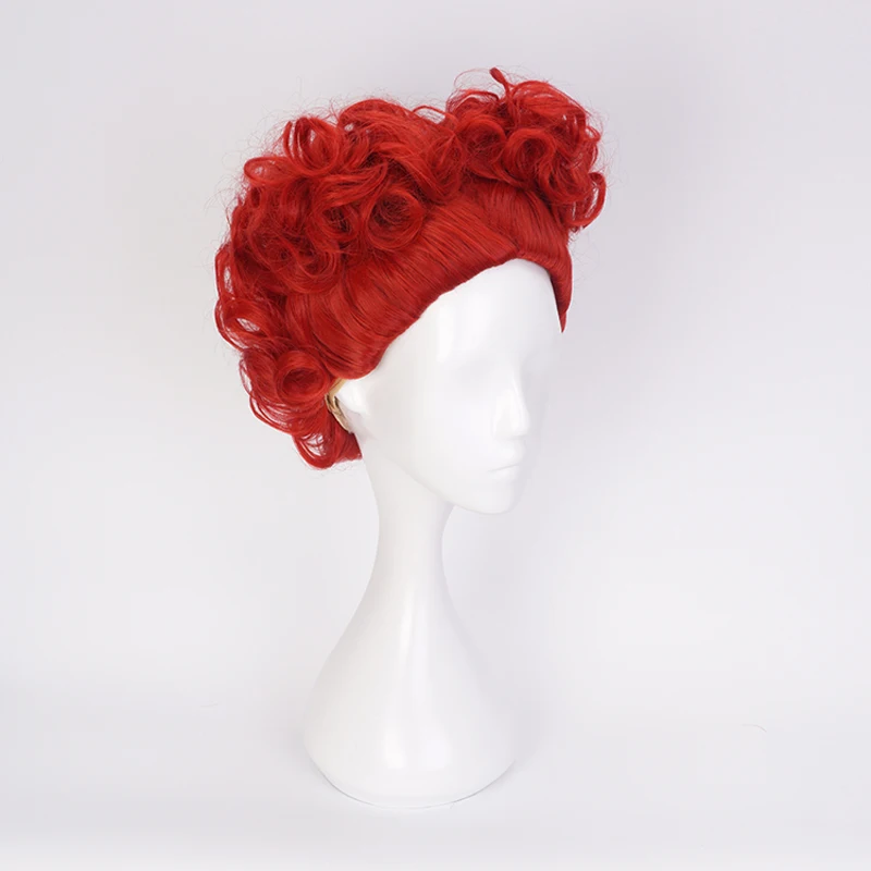Wig Cosplay Alice Red Queen Ra - Anime Cosplay With Red Hair ulasan dan harga