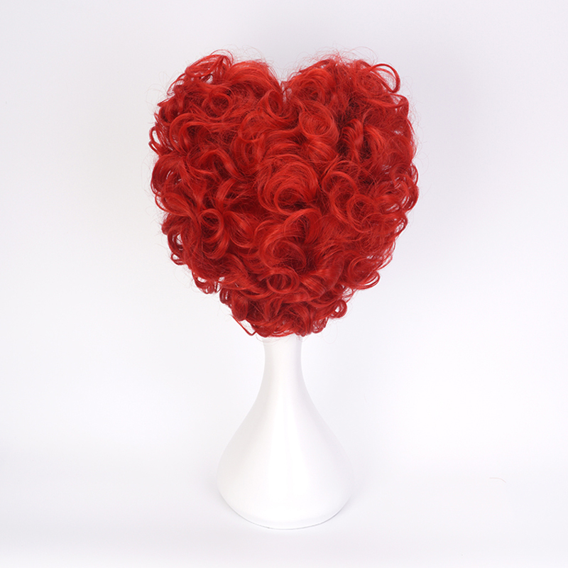 Wig Cosplay Alice Red Queen Ra - Anime Cosplay With Red Hair ulasan dan harga