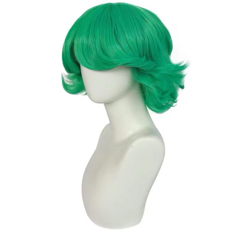 Kostum Wig Cosplay Tatsumaki d - Anime Cosplay One Punch Man ulasan dan harga