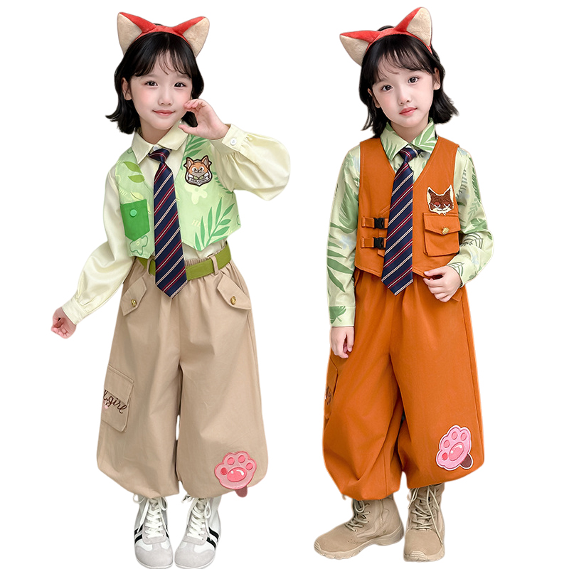 Kostum Cosplay Zootopia 2 Fox  - Anime Cosplay Little Girl ulasan dan harga