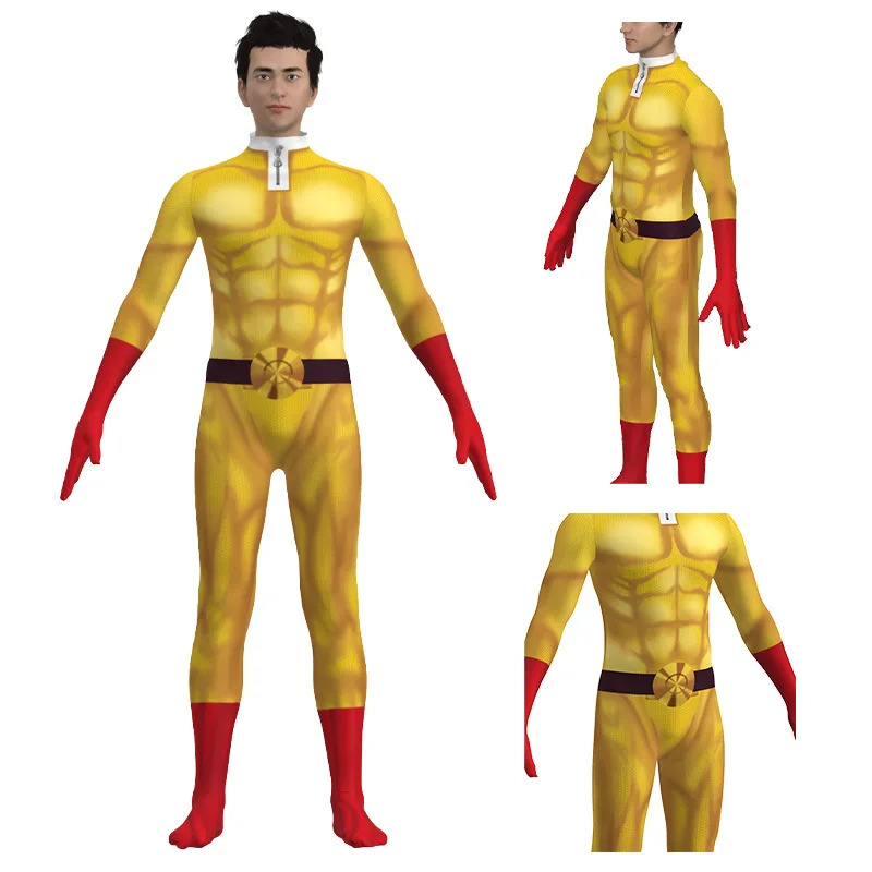 Kostum Cosplay One Punch Man H - Anime Cosplay One Punch Man ulasan dan harga