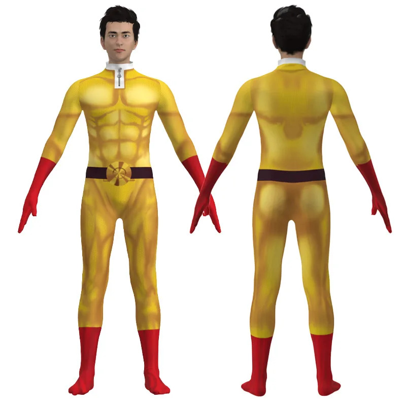 Kostum Cosplay One Punch Man H - Anime Cosplay One Punch Man ulasan dan harga
