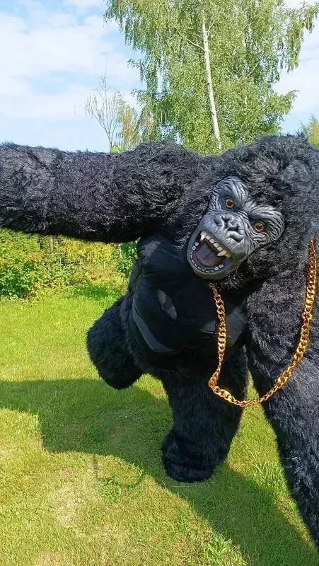 Kostum gorila tiup kehidupan n - Anime Cosplay Real Life ulasan dan harga