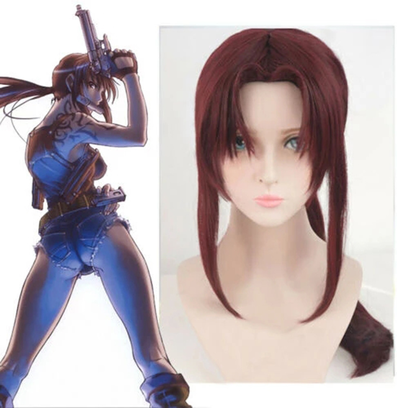 Wig Cosplay Rebecca Revy Lagun - Anime Cosplay With Red Hair ulasan dan harga