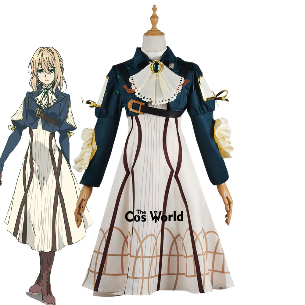 Kostum Cosplay Anime Violet Ev - Violet Evergarden Dress ulasan dan harga